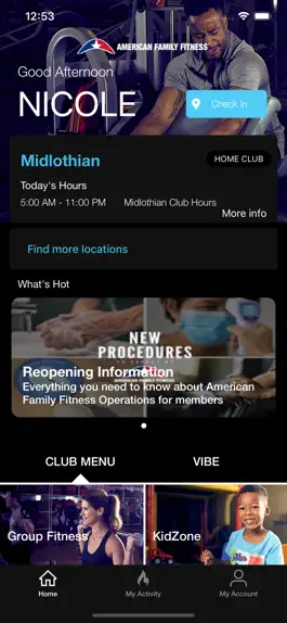 Game screenshot AmFam Fitness apk