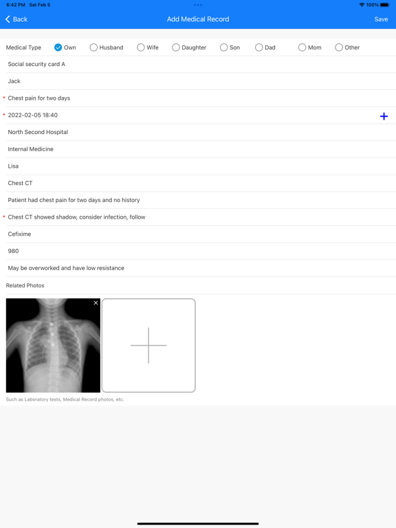 Medical Record Manager Appのおすすめ画像3
