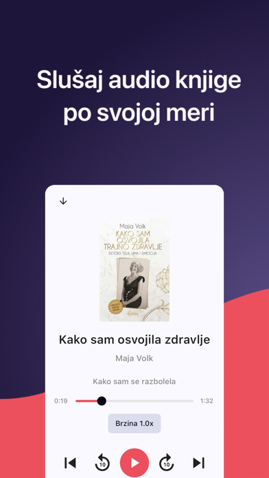 Knjigaprica - audio books Screenshot