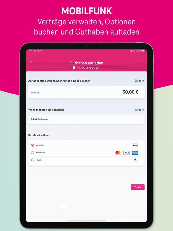 MeinMagenta Handy and Festnetz