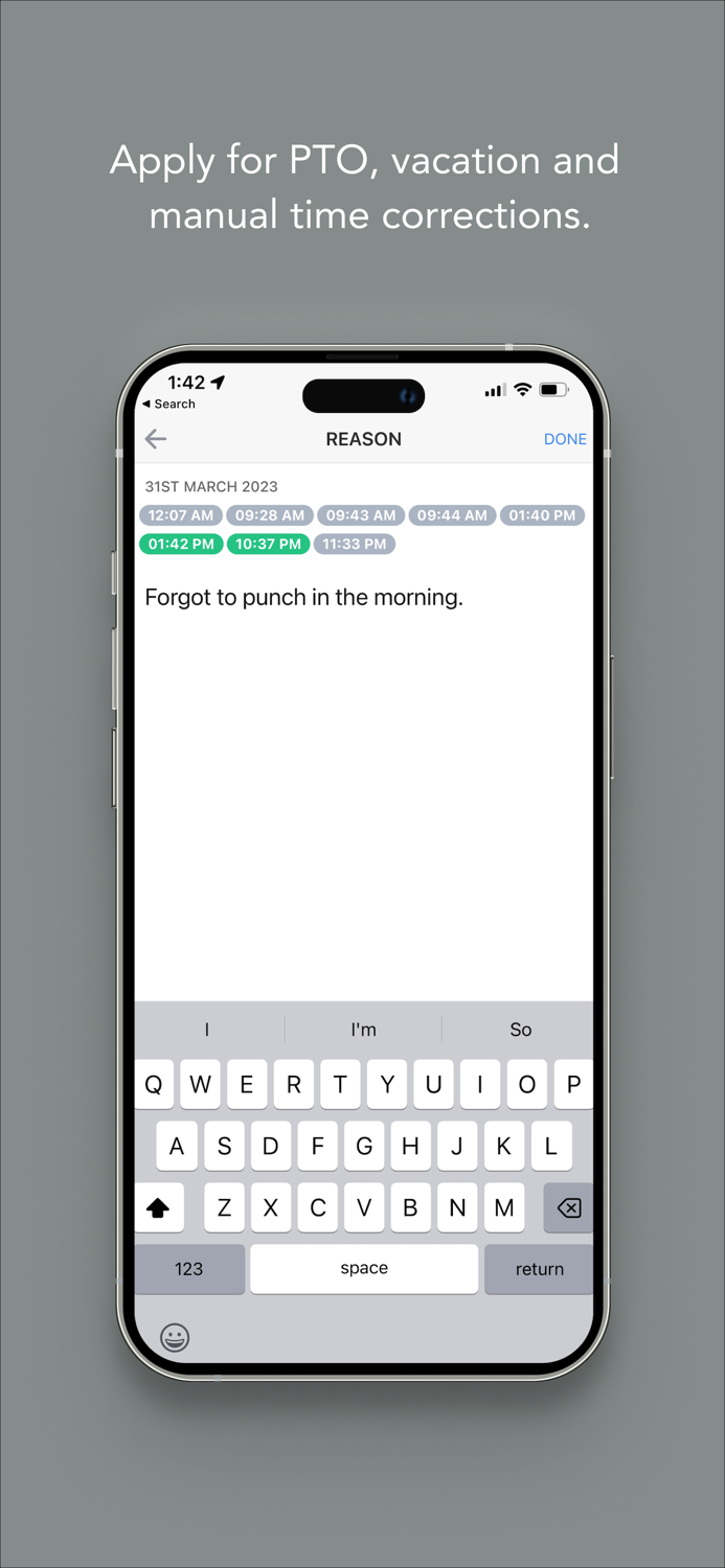 ClockIt - Time Clock App
