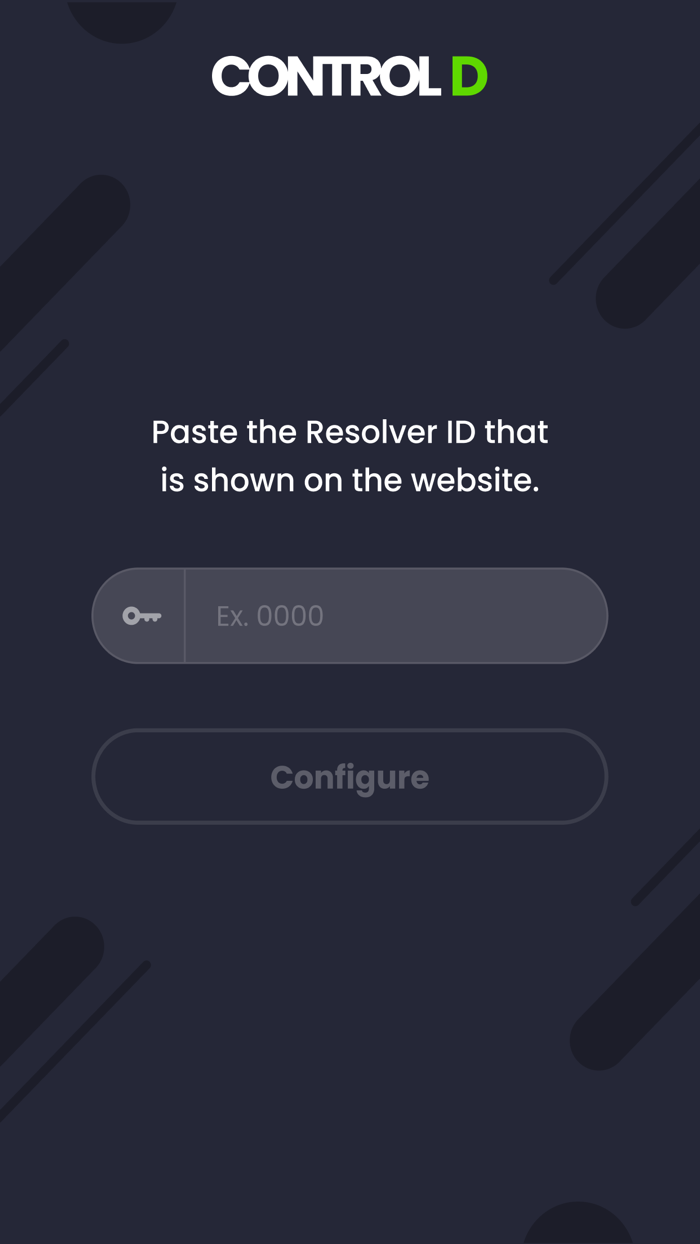 Control D Quick Setup