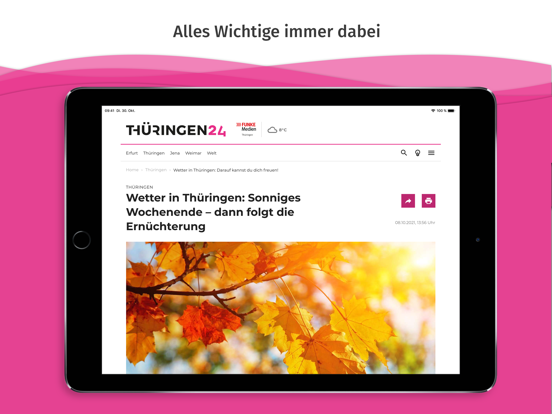 Screenshot #6 pour Thüringen24