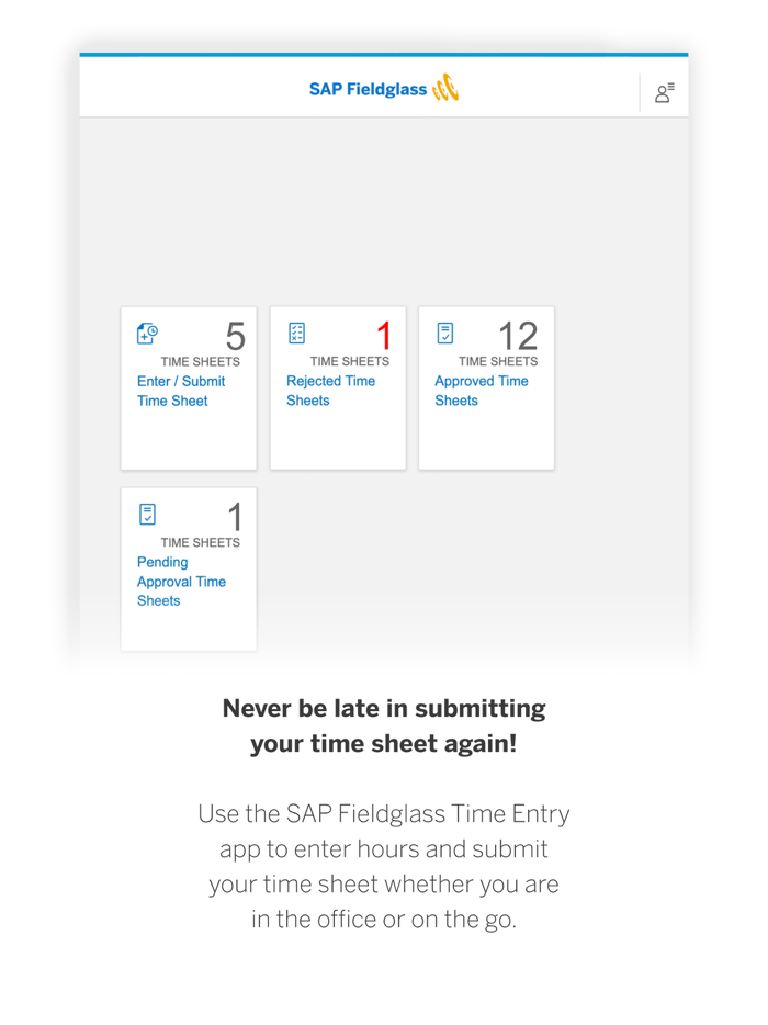 SAP Fieldglass Time Entry