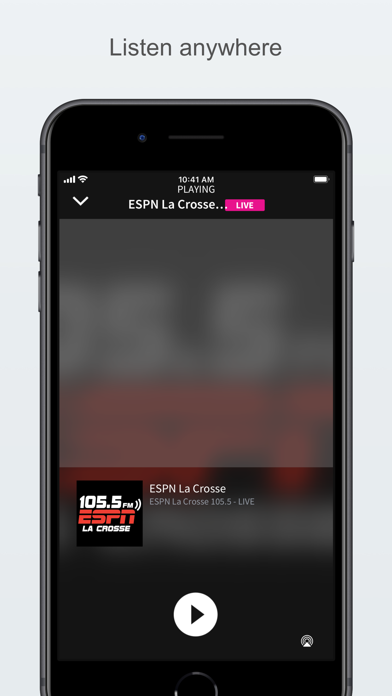 ESPN La Crosse 105.5 Screenshot