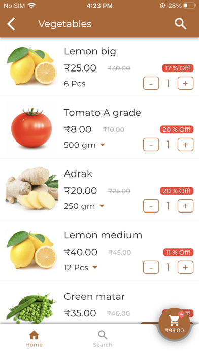 Sabji Wala Kanpur: Online Screenshot