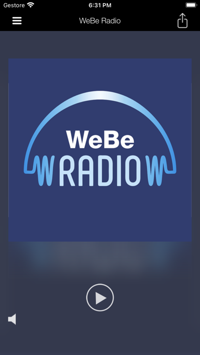 WeBe Radio Screenshot
