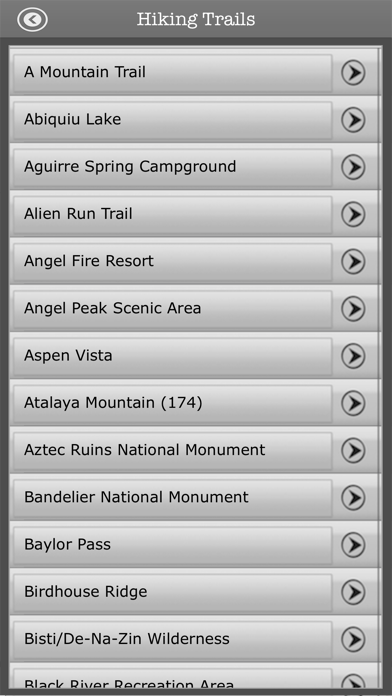 New Mexico - Camping & Trails Screenshot
