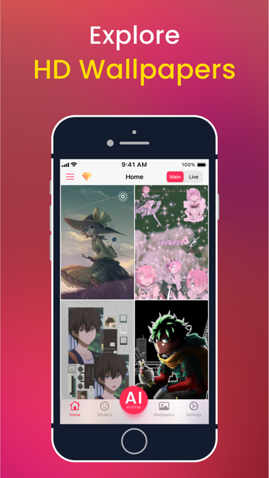 Anime 3D & 4k Live Wallpaper Screenshot