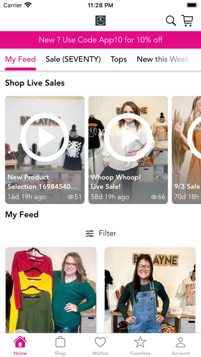 BB Layne Boutique Screenshot