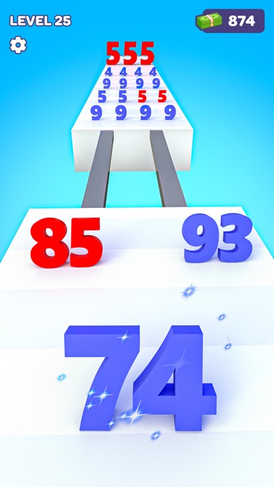 Number Run & Merge Master Game Screenshot