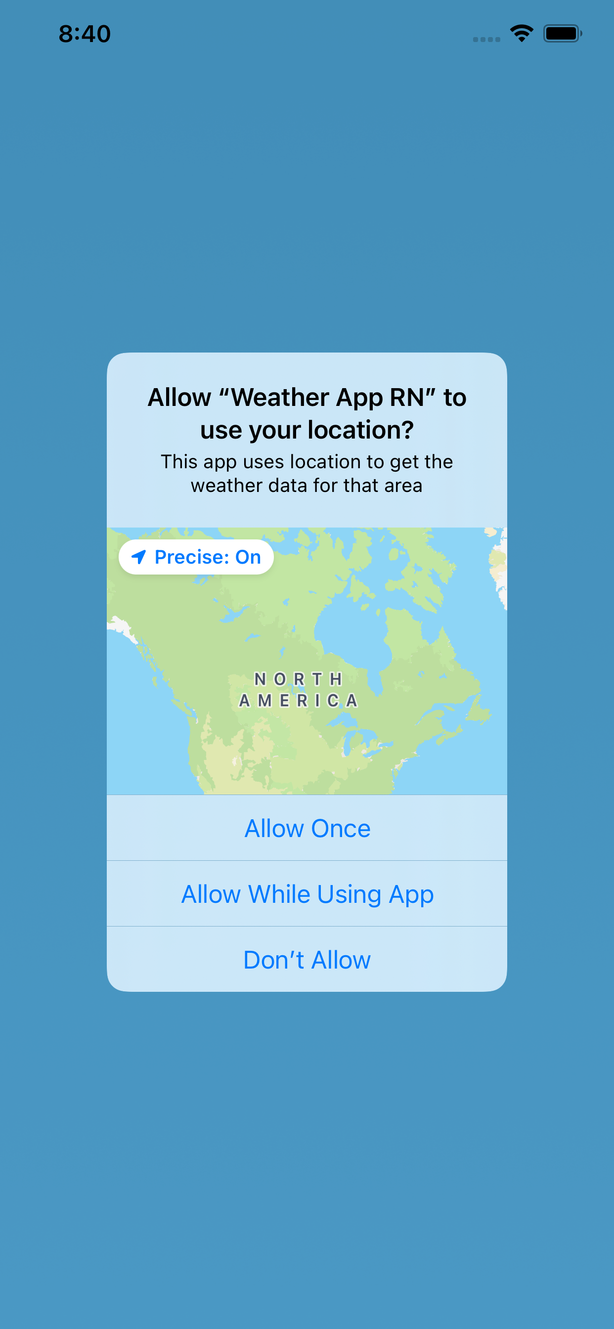 Weather App RN