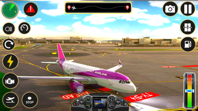 City Pilot Airport Game Flight Screenshot