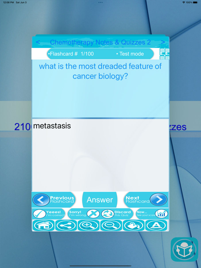 Chemotherapy Exam Review App