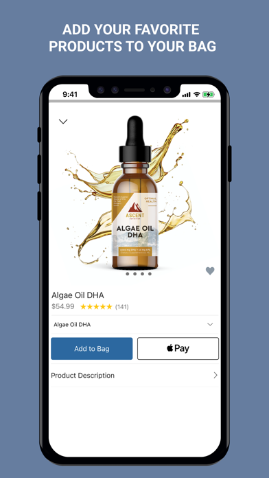 Ascent Nutrition Screenshot