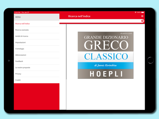 Screenshot #5 pour Dizionario Greco Classico