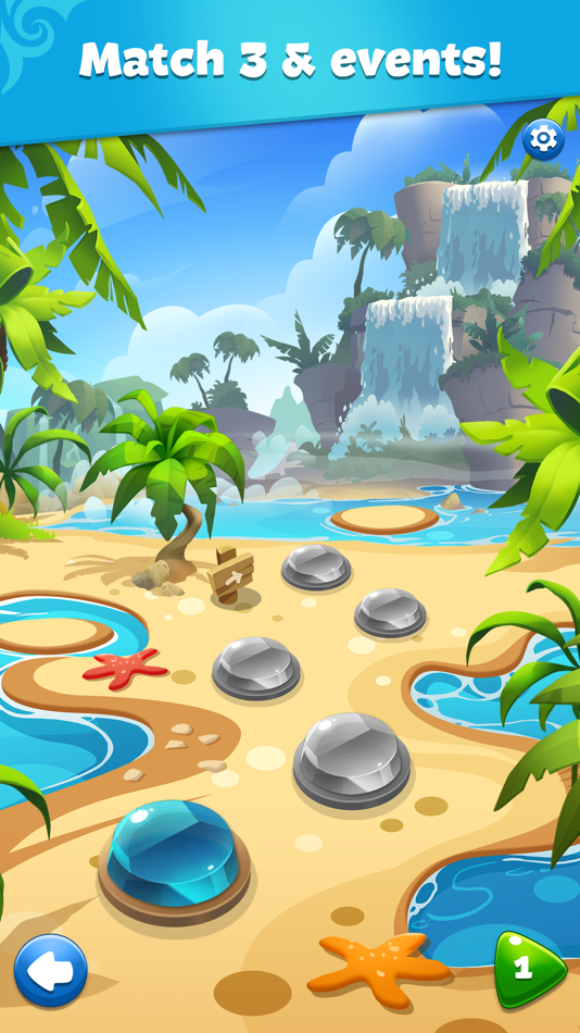 #6. Gemmy Lands: Match 3 Puzzle (iOS) 由: Best Place Apps