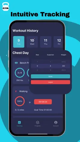 Game screenshot GYM: Strength Workout Tracker mod apk