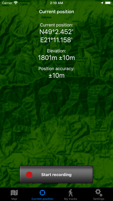 Turistická Mapa SR Screenshot