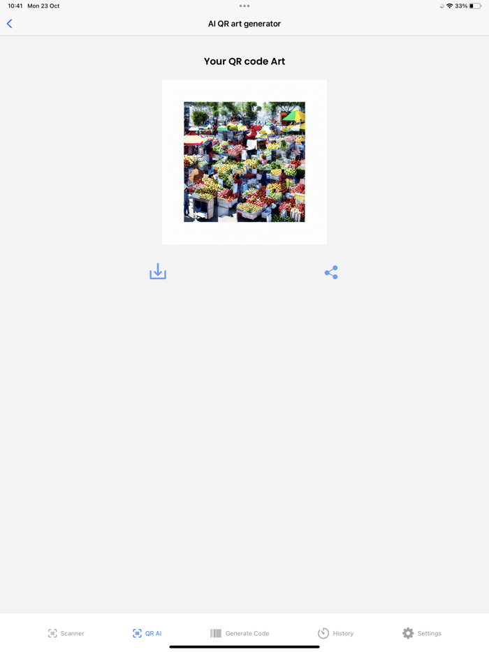 QR code Reader AI Art Creator