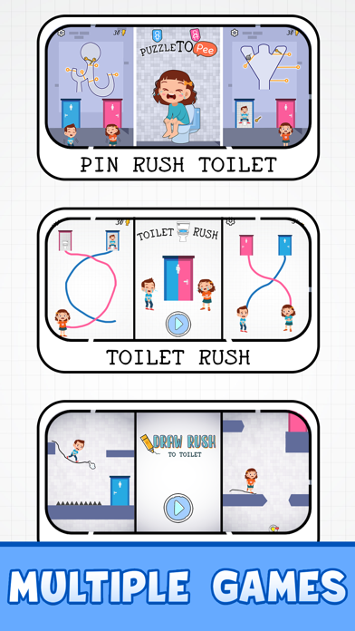 Pull the Pin: Toilet Rush Screenshot