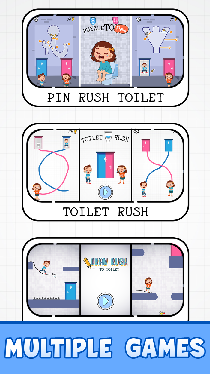 Pull the Pin Toilet Rush