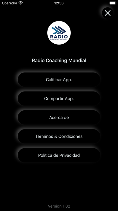 Radio Coaching Mundial Screenshot