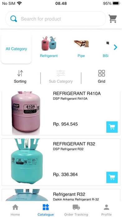 Daikin Accessories Mobile Screenshot