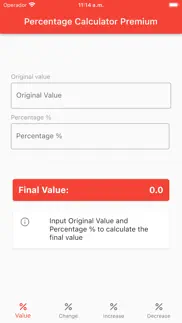 percentage calculator premium iphone screenshot 4