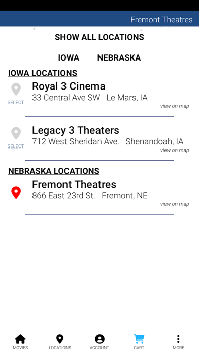 Royal 3 Theaters Screenshot