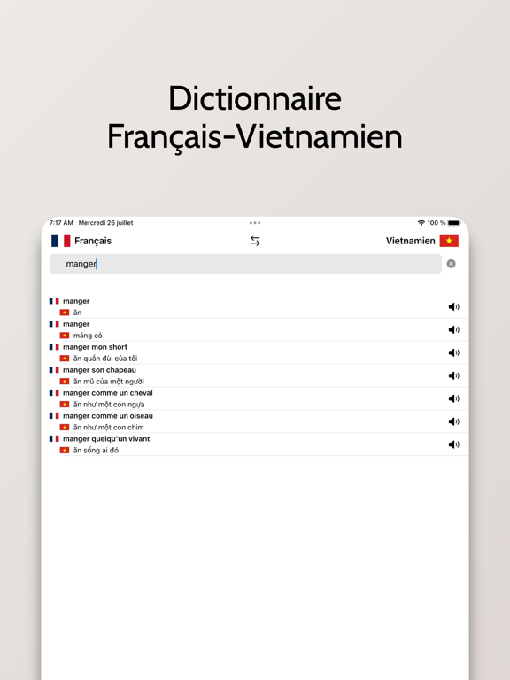 Screenshot #4 pour Dictionnaire Vietnamien