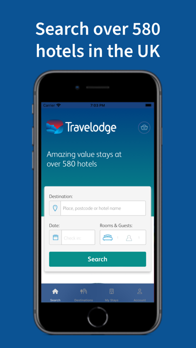 Travelodge Hotels Screenshot