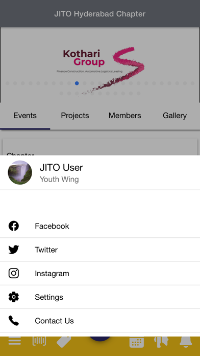 JITO Hyderabad Chapter Screenshot