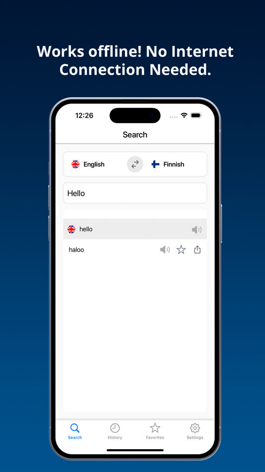 #1. English Finnish Dictionary + (iOS) By: Jafar Najafov