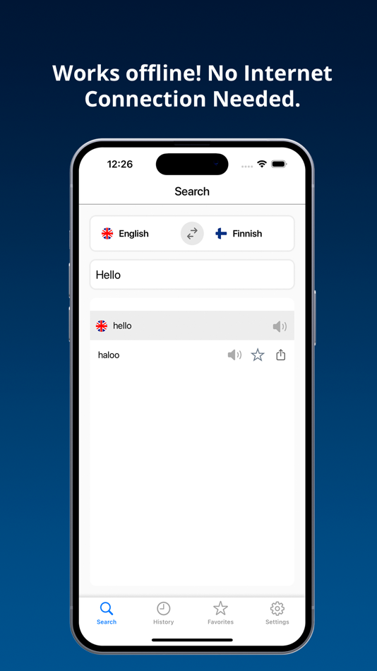 English Finnish Dictionary + - 3.1 - (iOS)