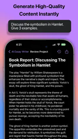 Game screenshot AI Essay Writer Pro apk