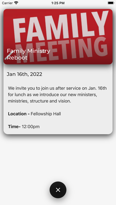 Quail Creek Family Ministry Screenshot