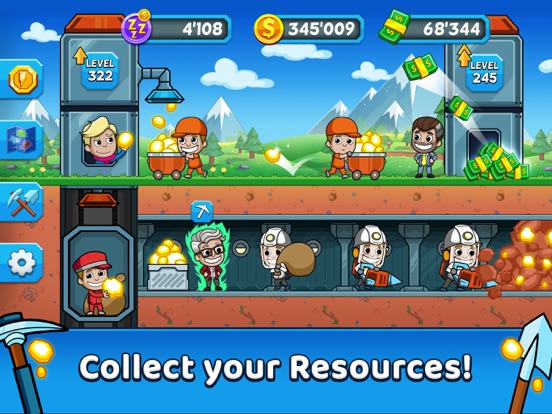 Idle Miner Tycoon: Geld & Goud iPad app afbeelding 1