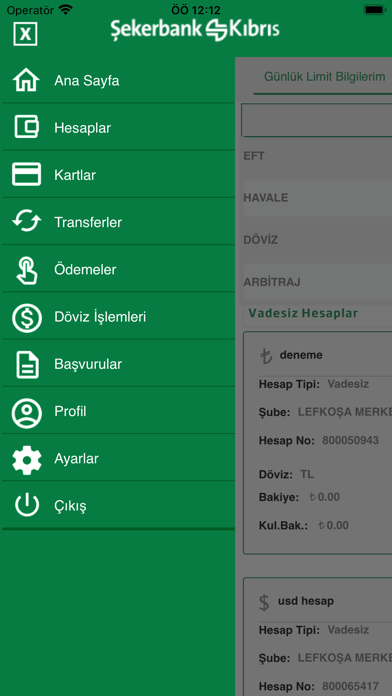 Şekerbank Kıbrıs Screenshot