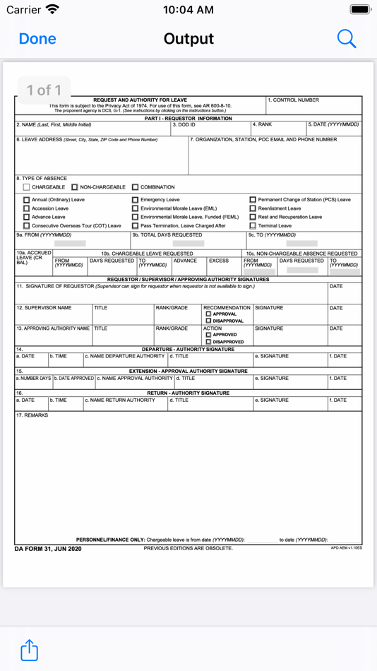 #4. Soldier Forms and Documents (iOS) Podle: Polemics Applications LLC