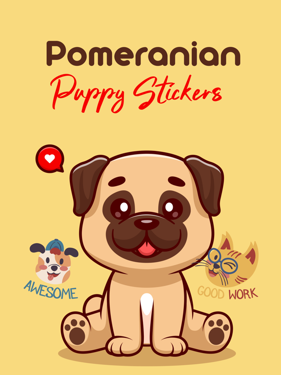 Screenshot #4 pour Pomeranian Puppy Stickers Cute
