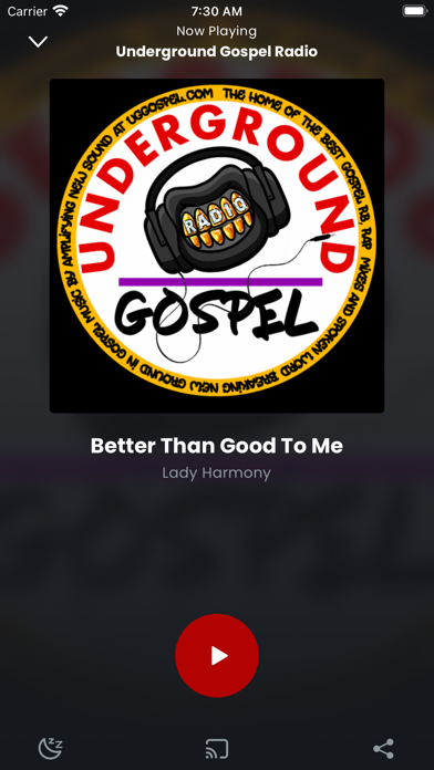 Underground Gospel Radio Screenshot
