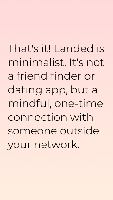 landed app Screenshot
