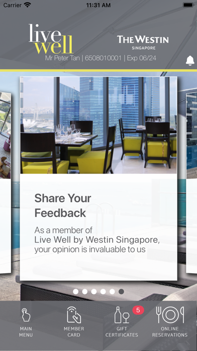 Live Well By Westin Singapore Screenshot
