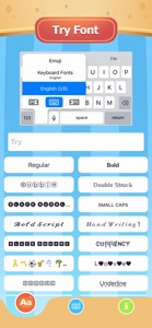 Keyboard Fonts screenshot #4 for iPhone