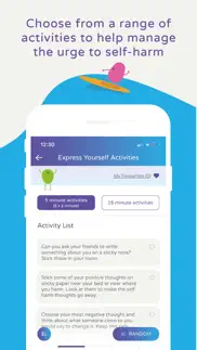 calm harm – manage self-harm iphone screenshot 2