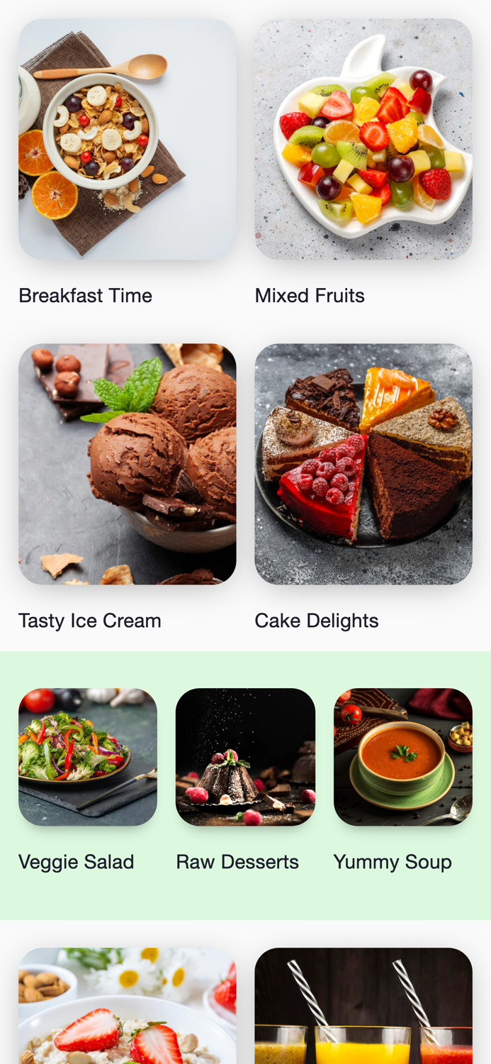 Raw Food Recipe  Meal Planner