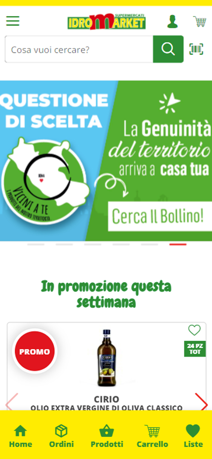 Idromarket Spesa Online