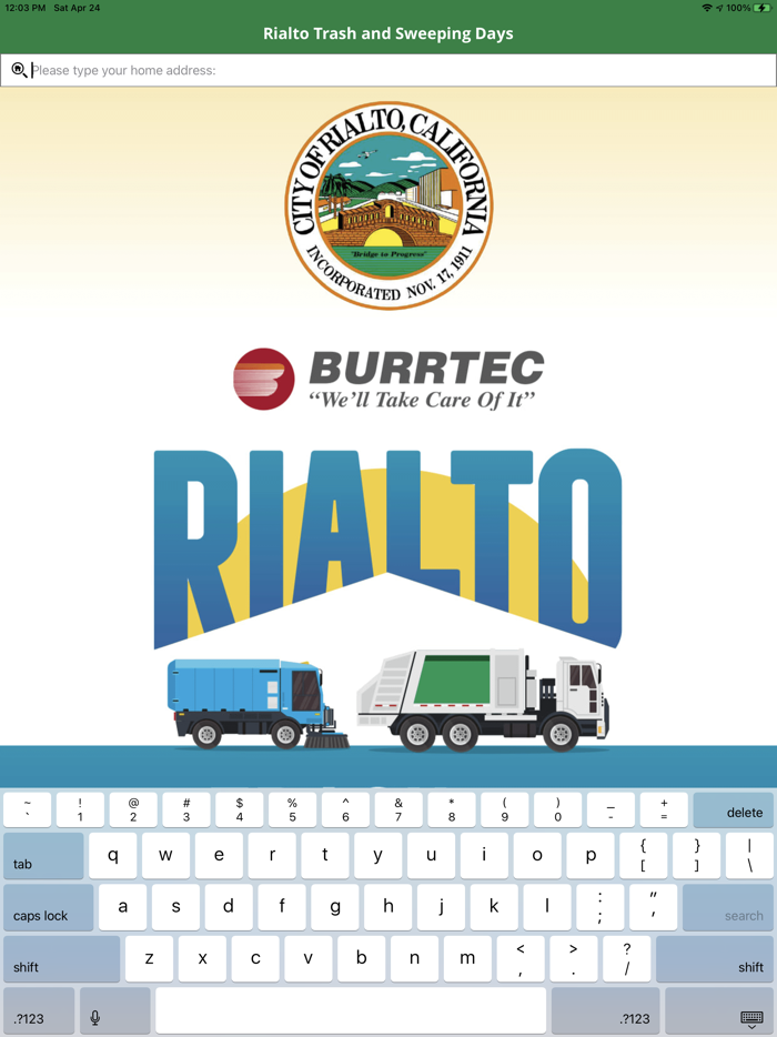 Rialto Trash and Sweeping Days