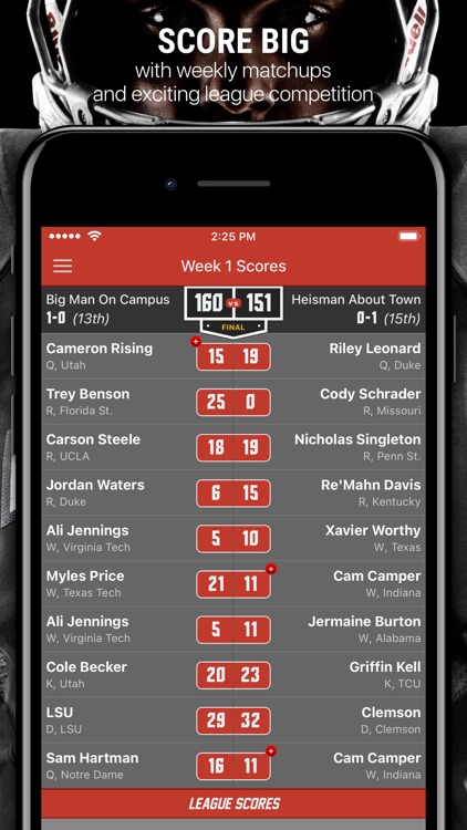 H2H College Football screenshot-6